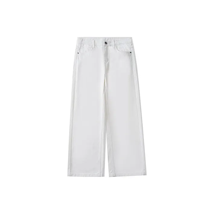 DIMC Белые Унисекс Джинсы