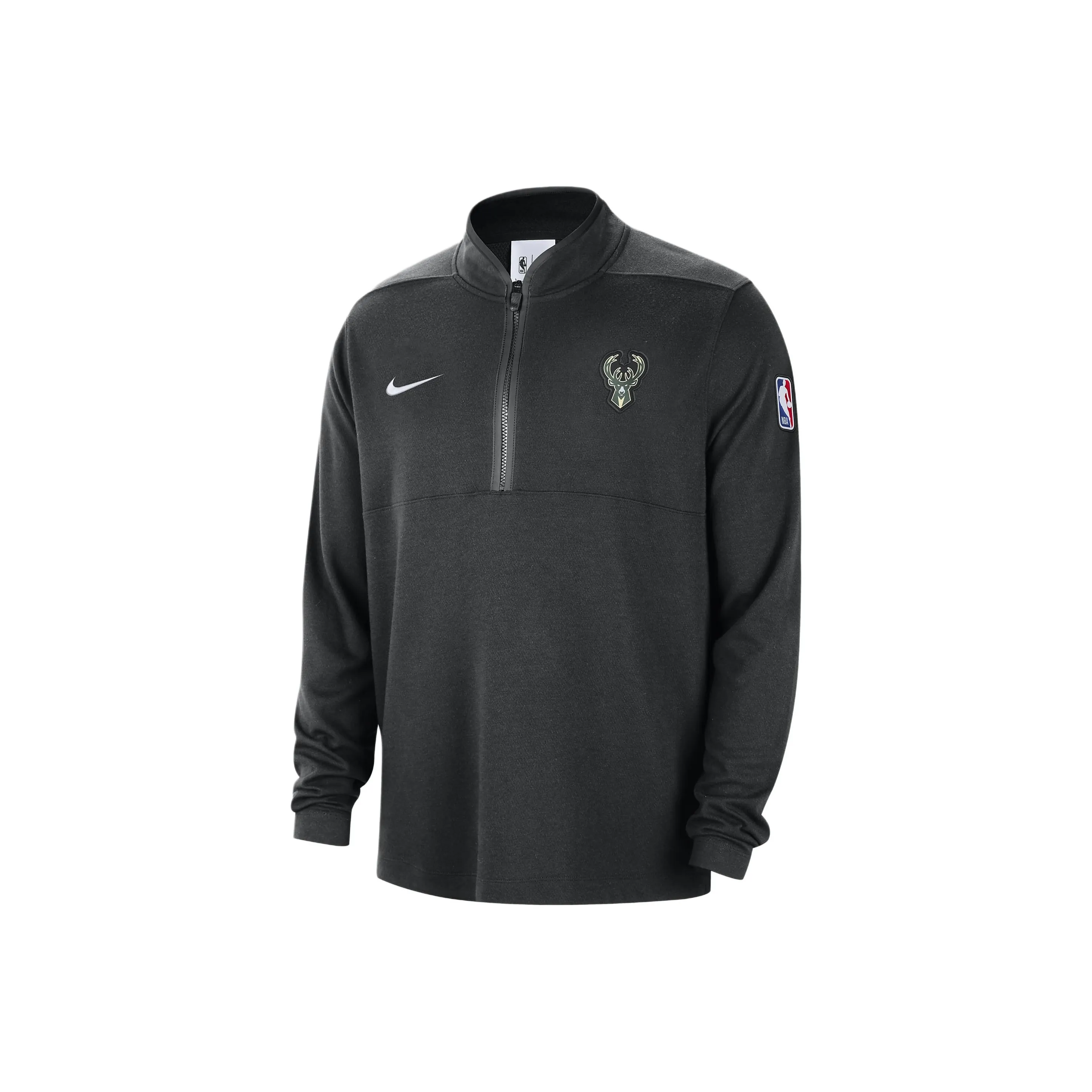 Nike Milwaukee Bucks Men's Nike Nba 1/2 Zip Long Sleeve Top