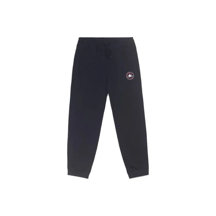 Конверс All Star Вязаные Спортивные Штаны Унисекс Черные