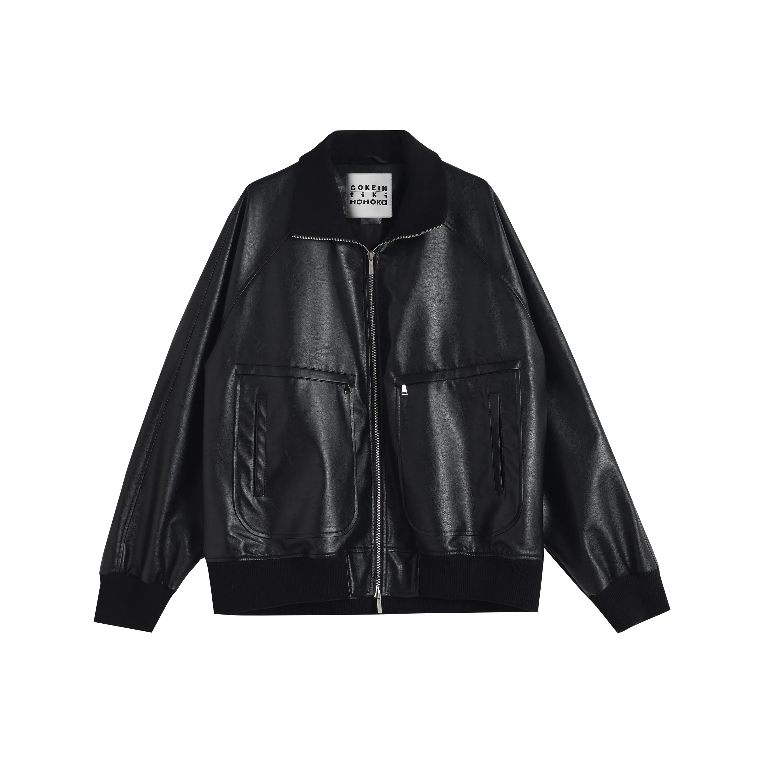 TIKIMOMOKA FW24 Кожа Куртка Унисекс