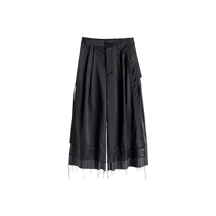 HUANXIANGZHE Повседневные брюки Унисекс Черный