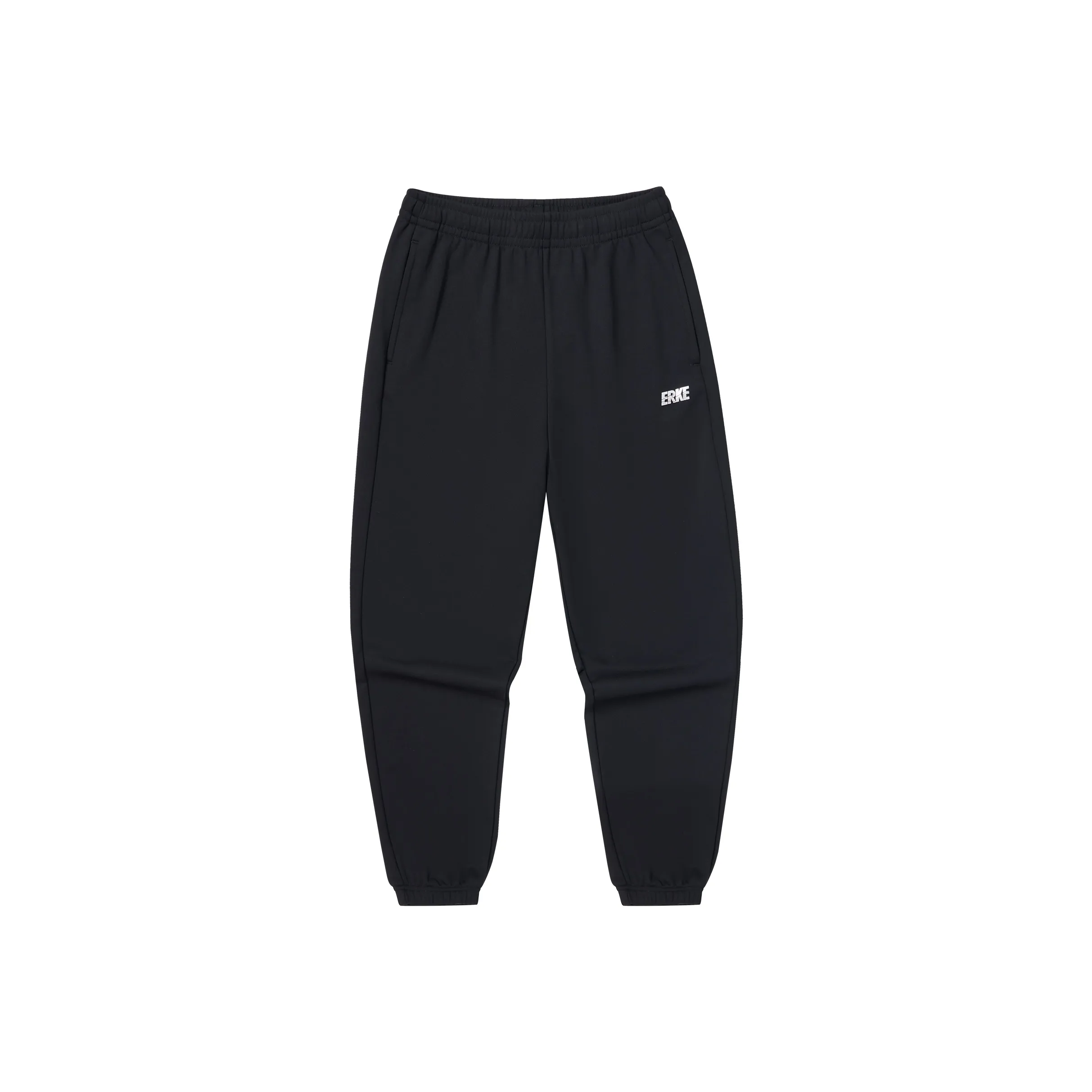 Erke Variety Training Collection Knitted Sports Pants Men's Jet Black