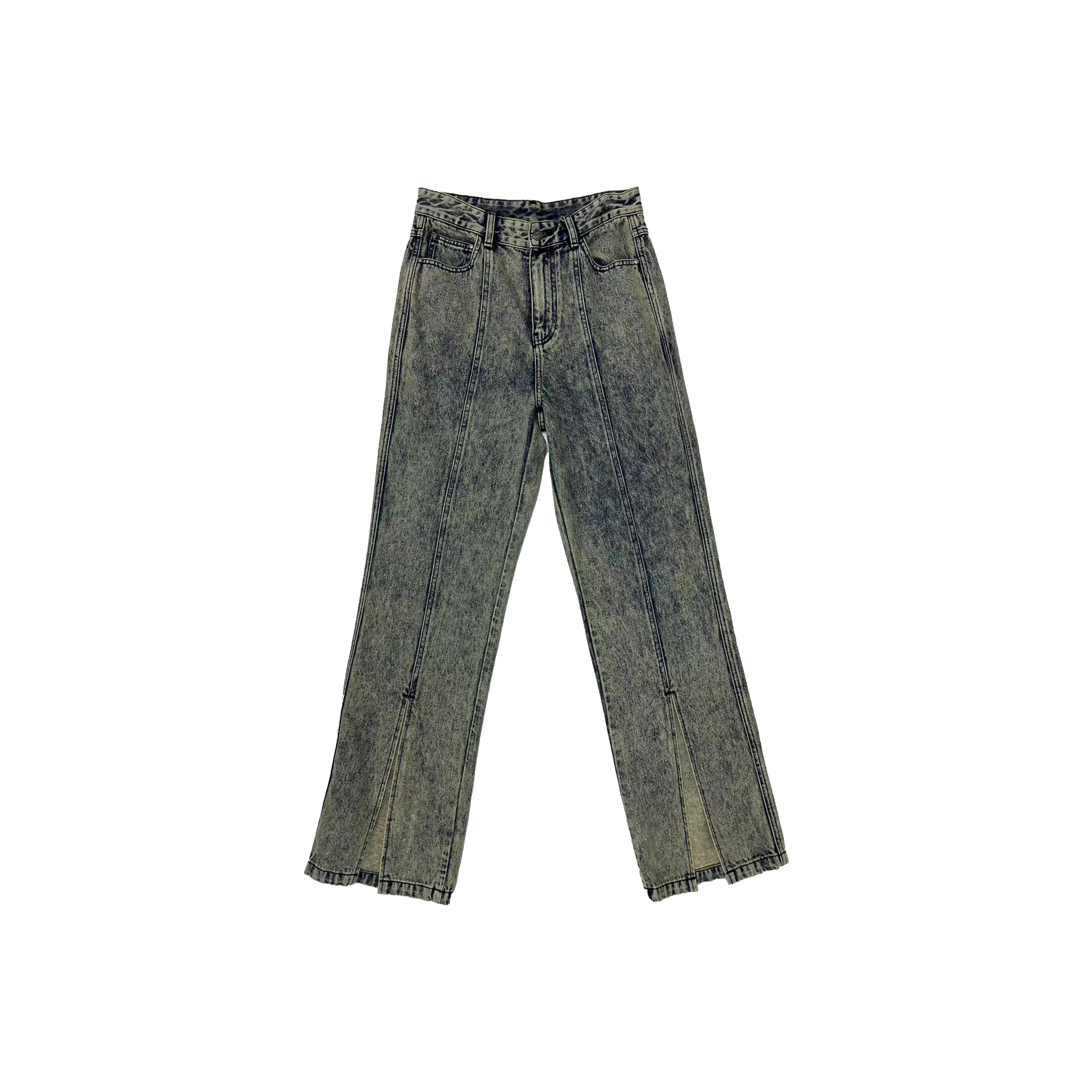 Fendi Zucca Shorts Jeans Unisex Set Color Yellow