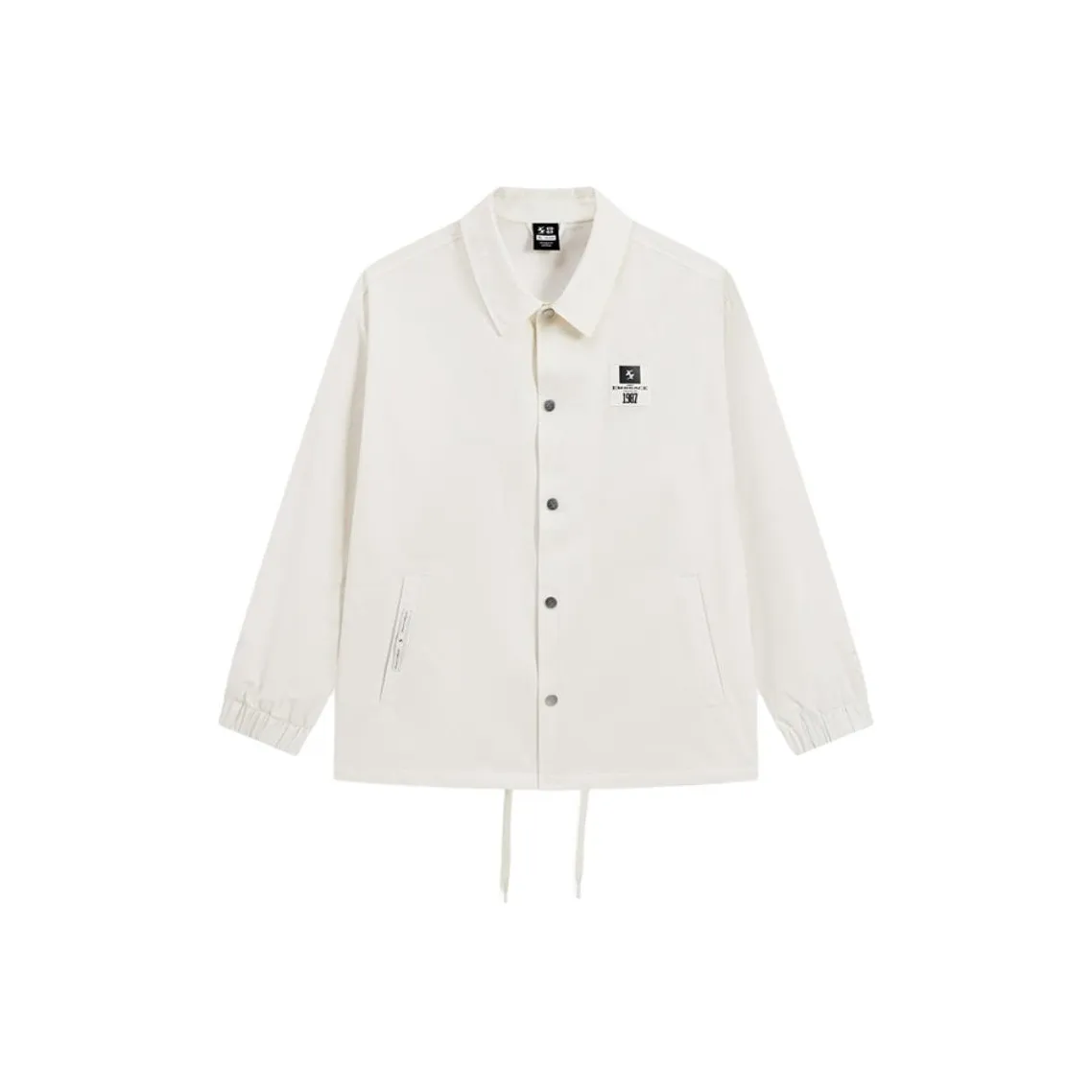 XTEP Trench Coat Men's Cotton White