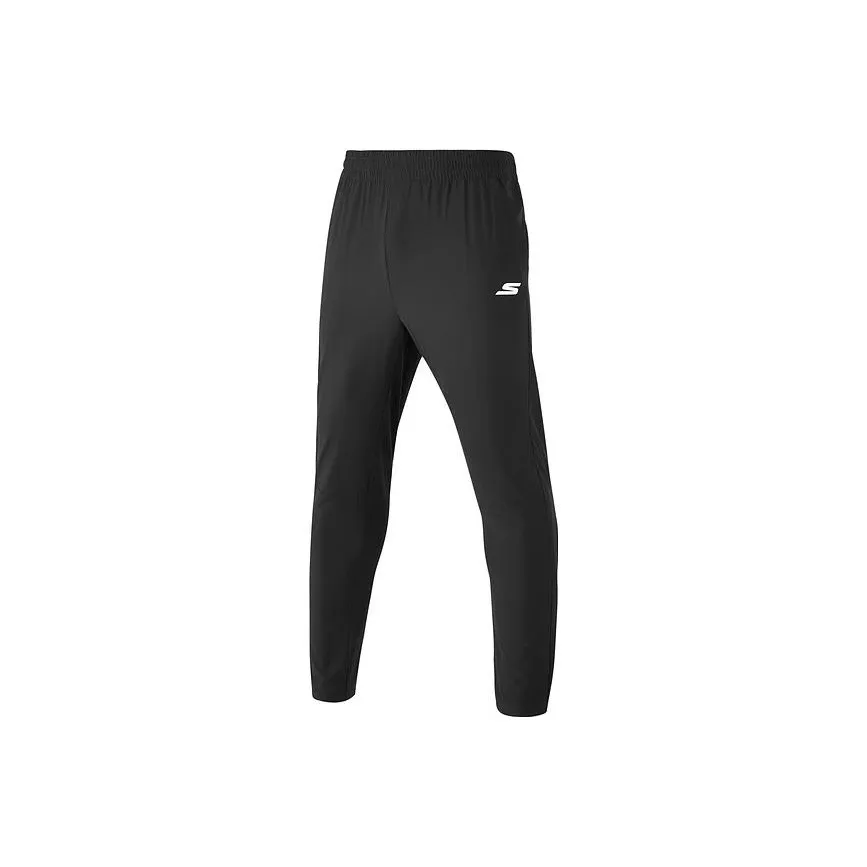 Skechers Basic Sports Series Knitted Sweatpants Men's Carbon Black