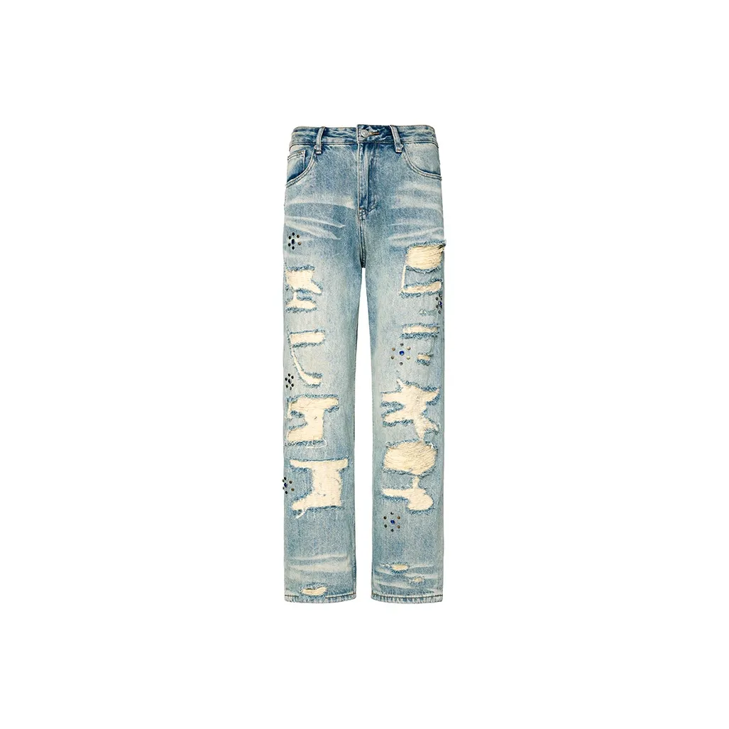 GTRG Jeans Unisex Light Blue