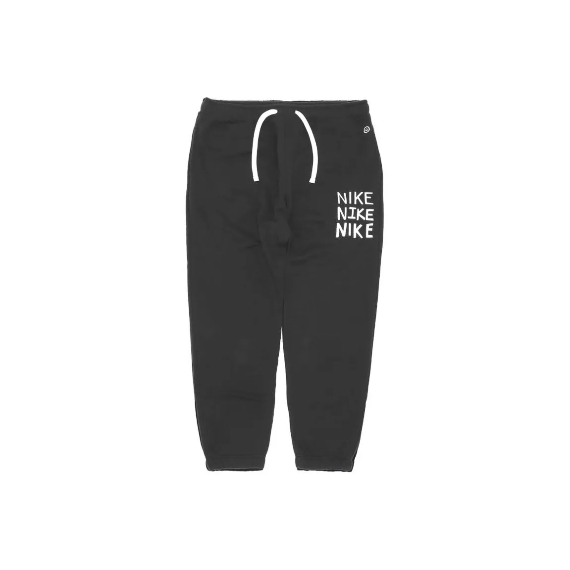 Nike Черные Мужские Вязаные Тренировочные Штаны