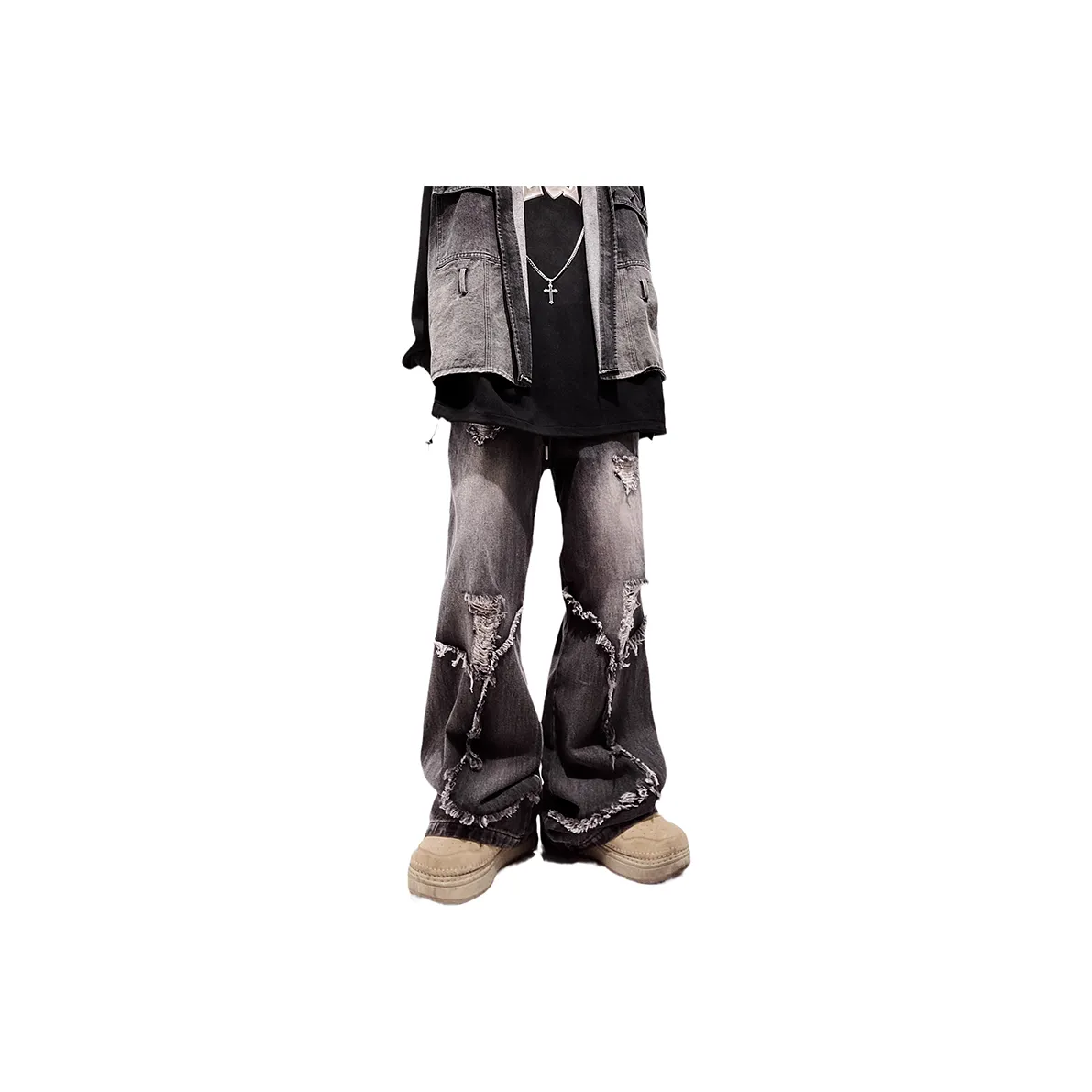 UUCSCC Jeans Men Black