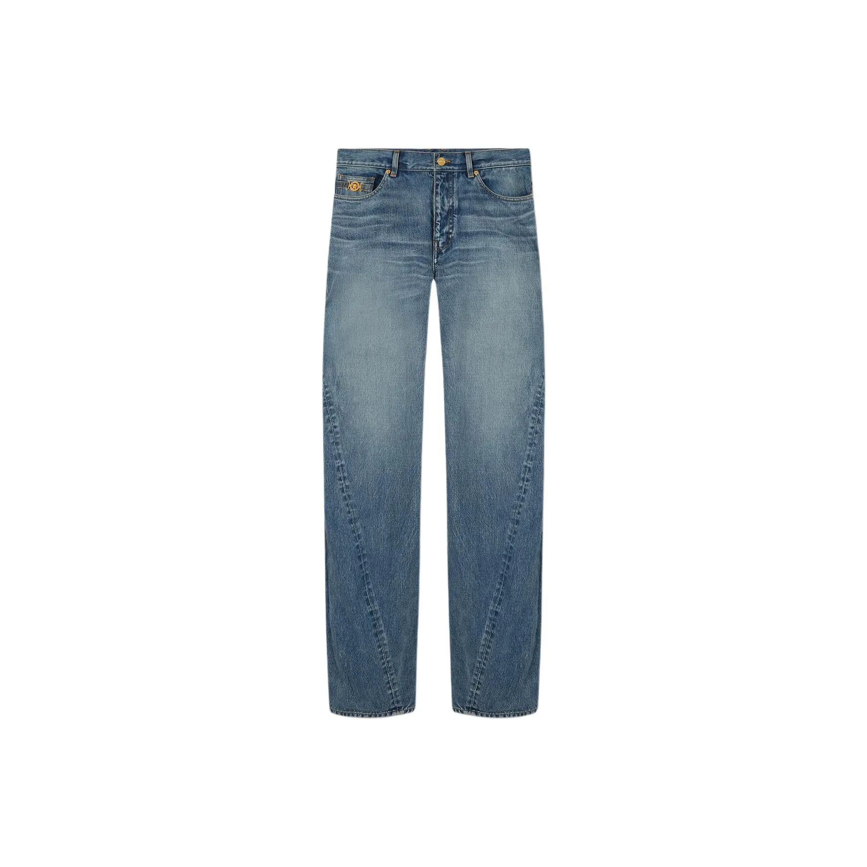 VERSACE Twisted Baggy Jeans