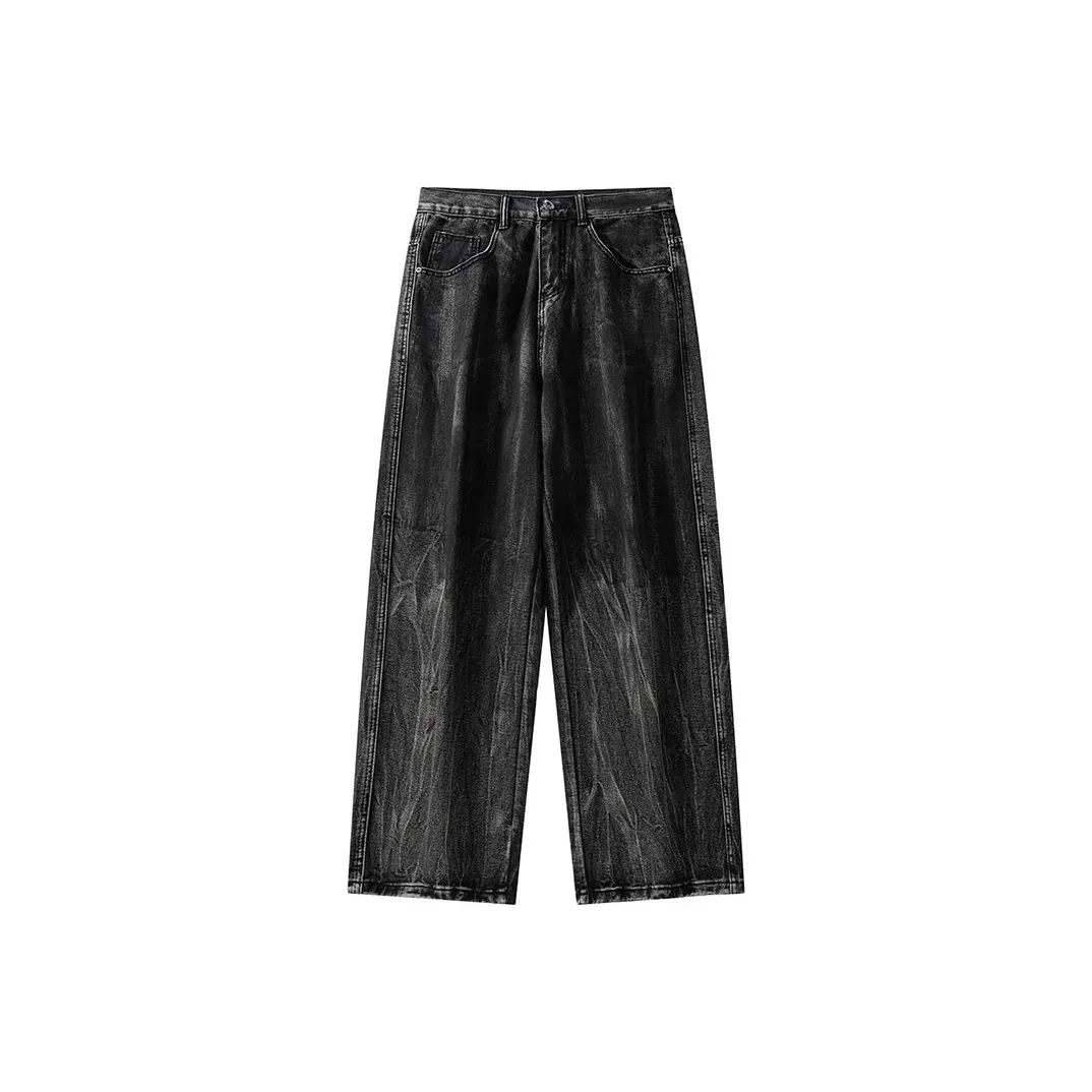 YINLEI Мужские черные джинсы