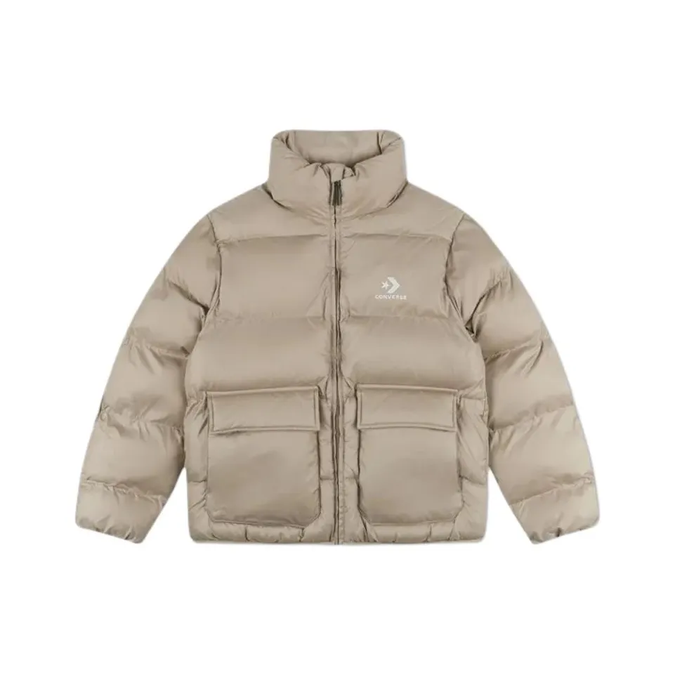Конверс Хлопковый пуховик Мужской Коричневый