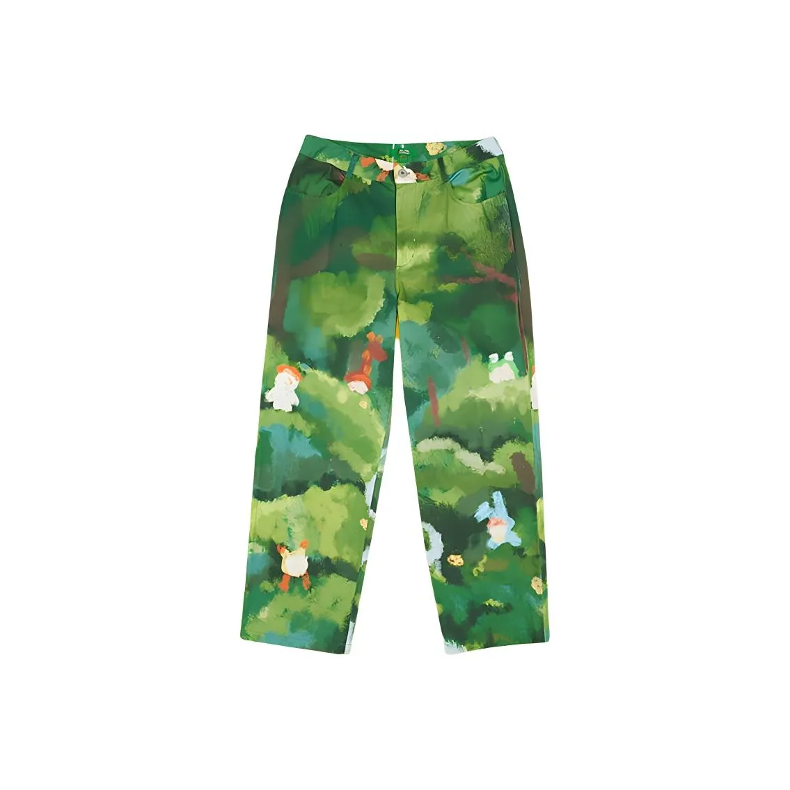 Melting Sadness Knitted Sweatpants Men's Green