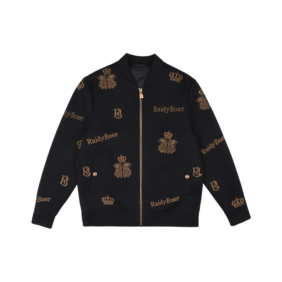 Raidy Boer Черный цветок Мужские Куртки