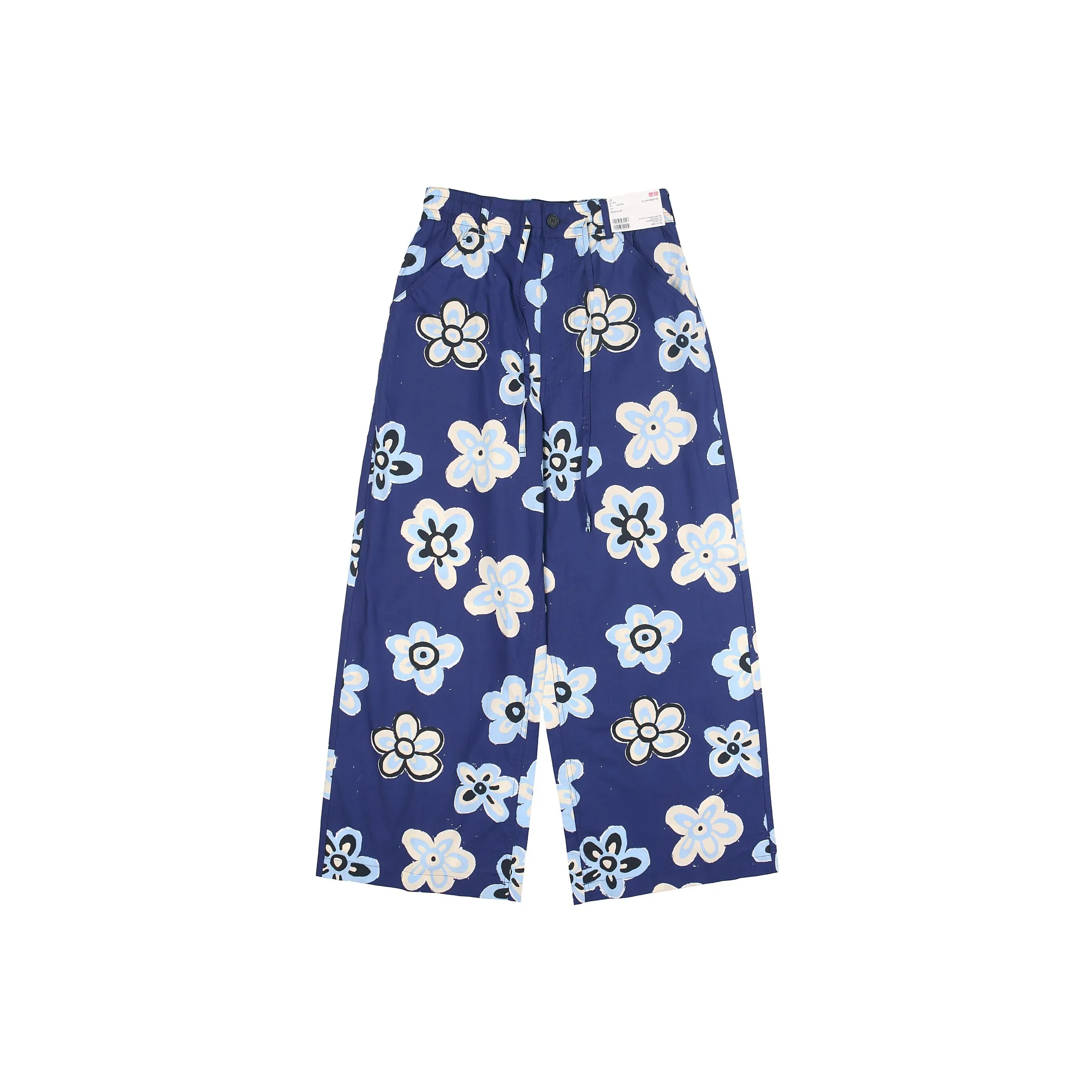 UNIQLO x Marni SS22 Прямые брюки Умеренный Casual Унисекс Темно-синий