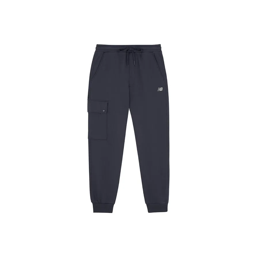 New Balance Blue Men's Knit Training Pants New Balance Синий Мужские Вязаные Тренировочные Штаны