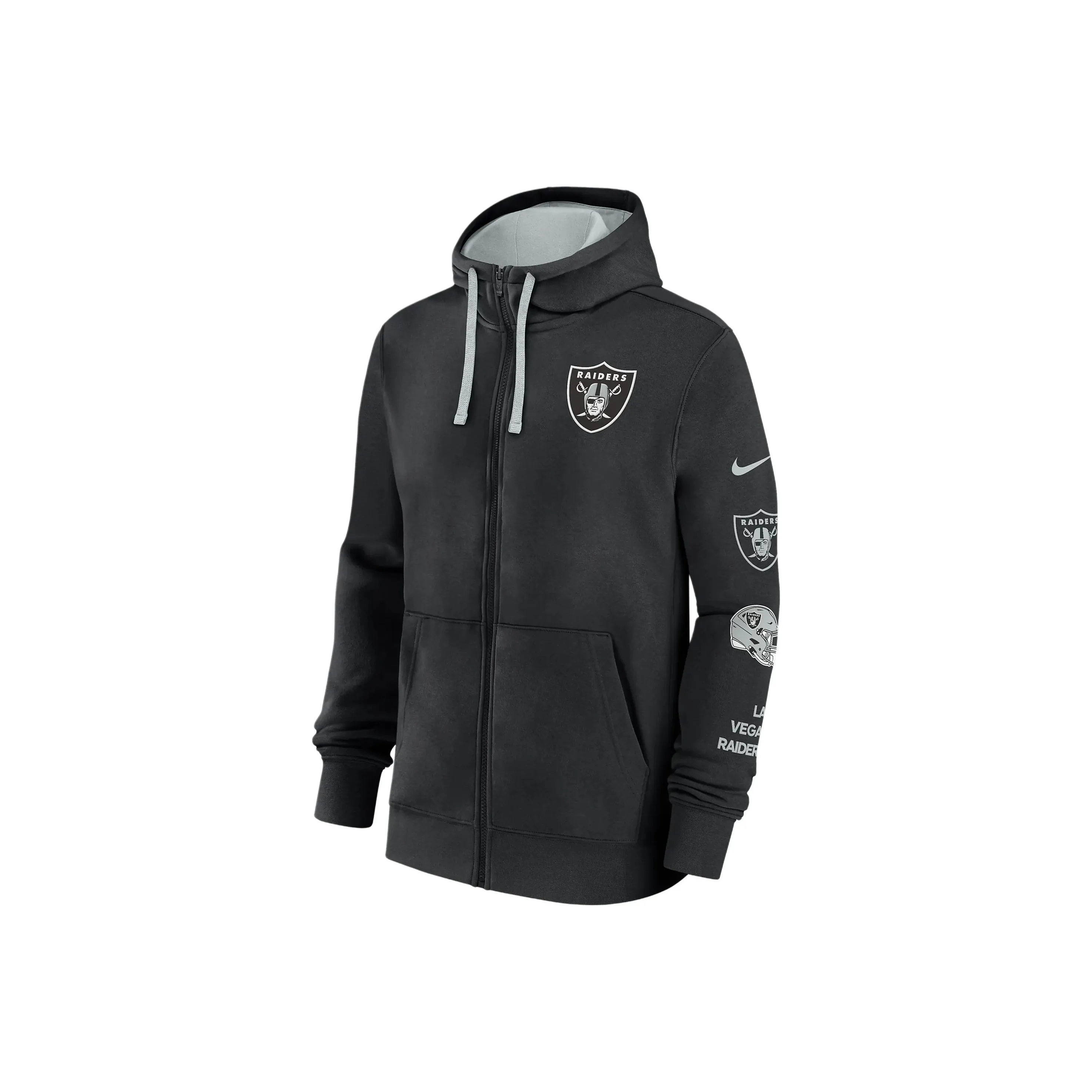 Nike Las Vegas Raiders Club Men's Nike Nfl Full Zip Hoodie