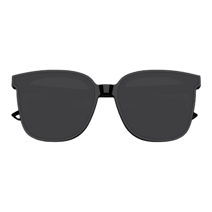 MID Пластина And Металл Квадрат Солнцезащитные очки Унисекс