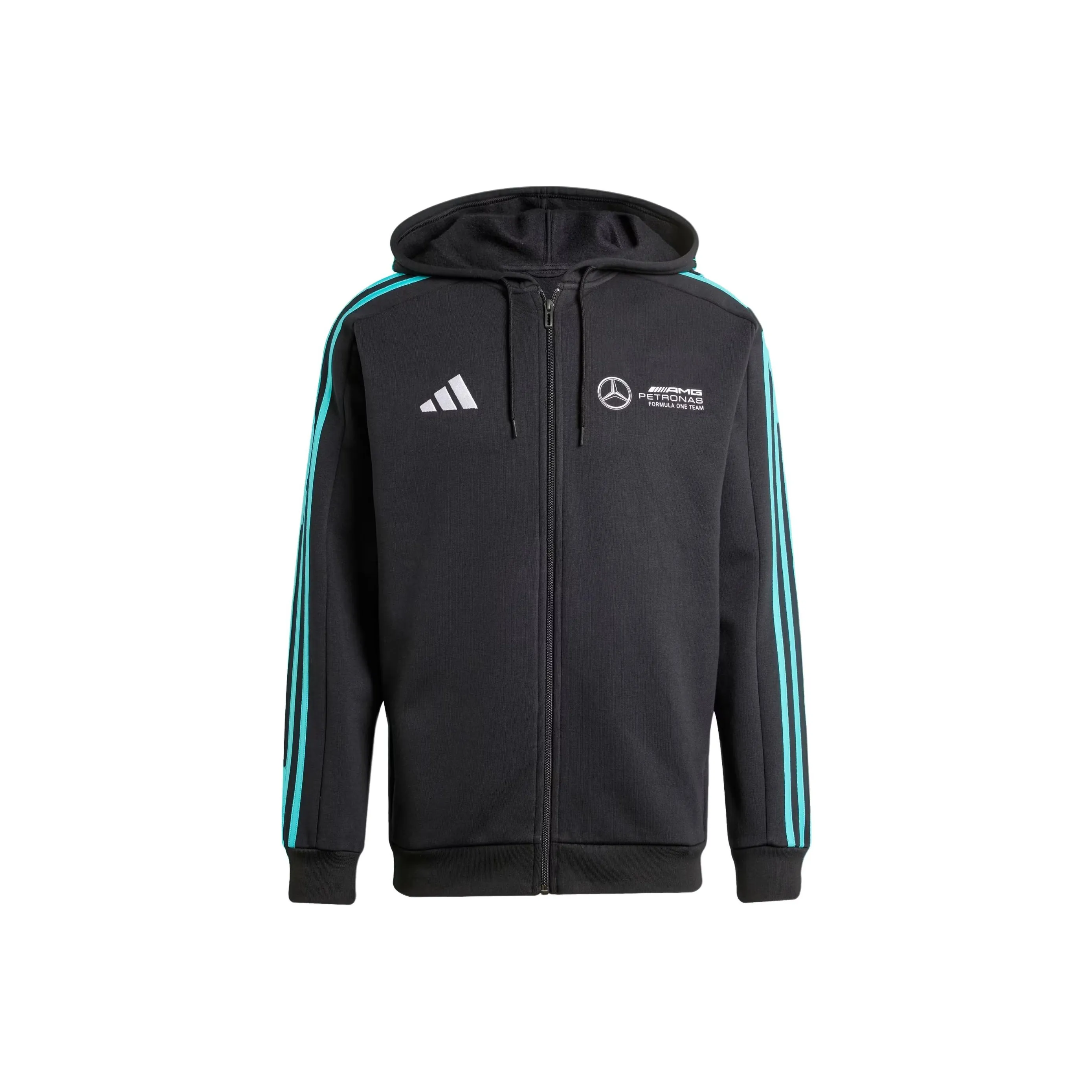 Adidas Mercedes Amg Petronas Formula Team Dna Full Zip Hoodie