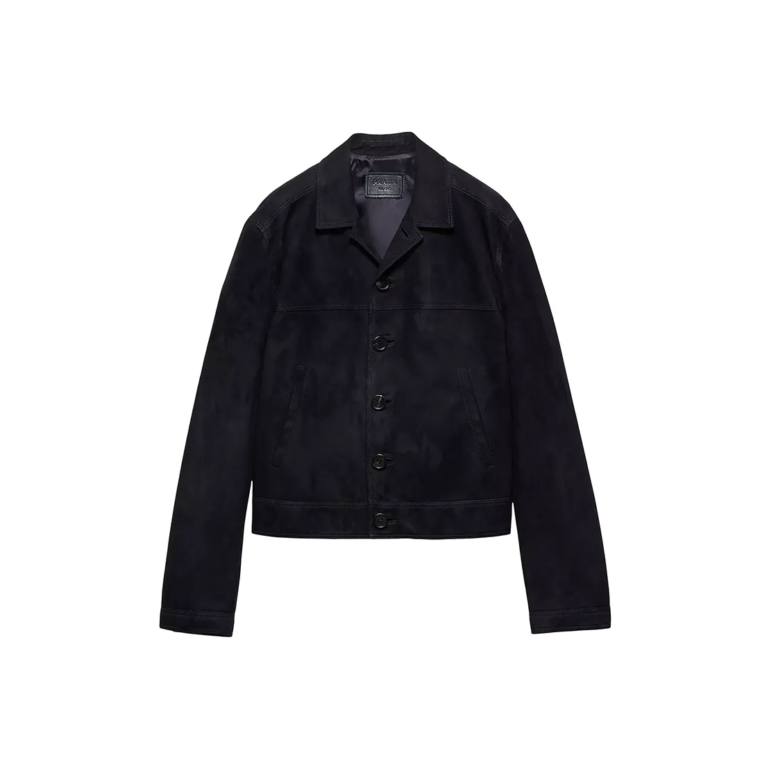 PRADA SS24 Jackets Coats Unisex Marine Blue