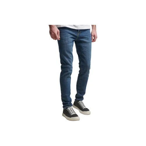 SUPERDRY Мужские джинсы синие