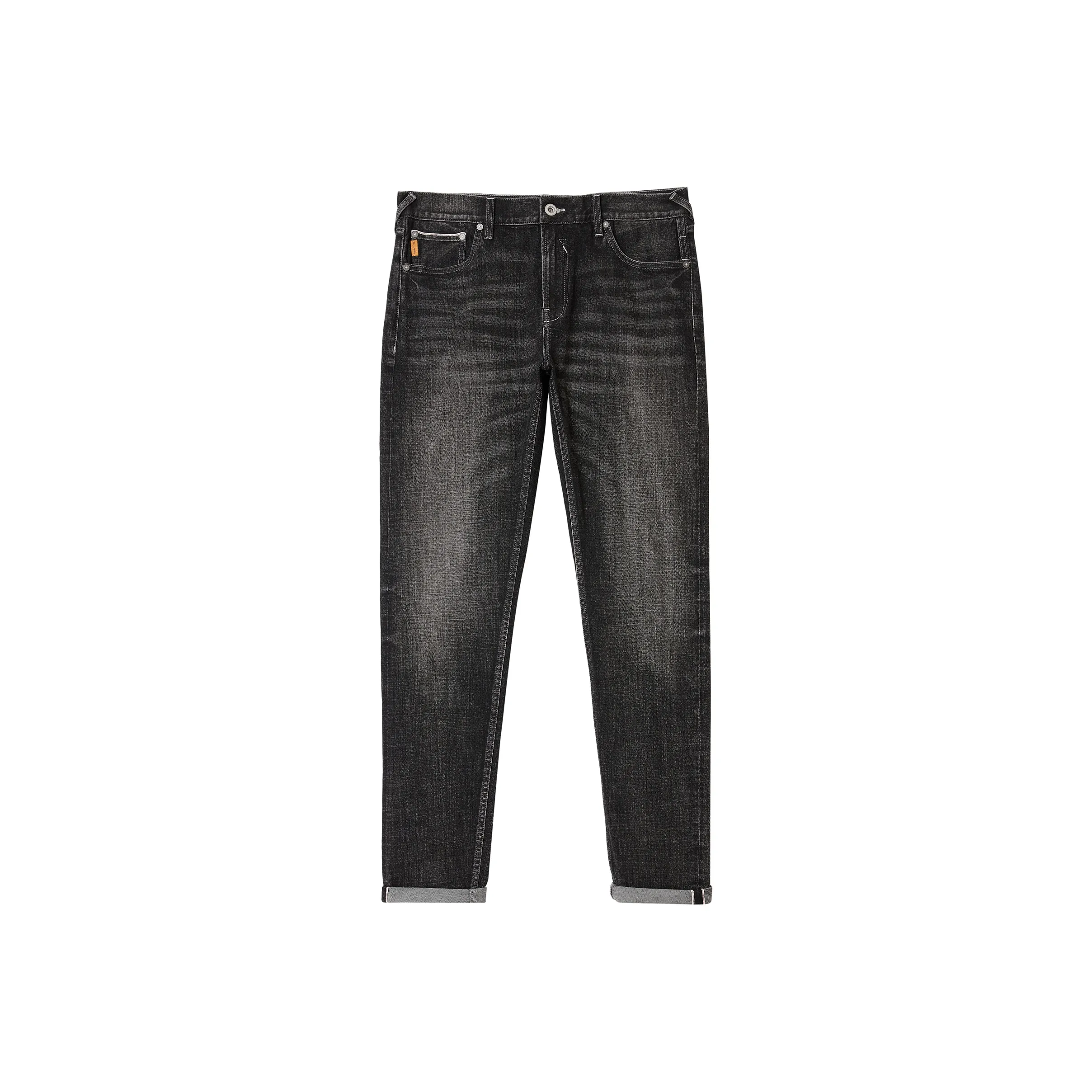 JACK JONES A17 Medium Gray Denim Men's Jeans JACK JONES A17 Средний Серый Деним Мужские Джинсы