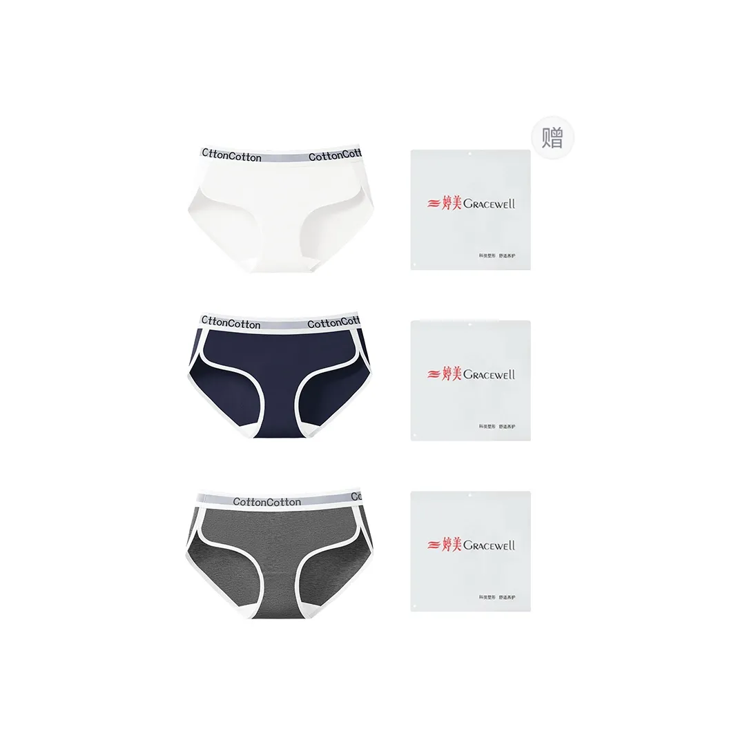 GRACEWELL Underpants Women's Shopping Bag 3 Pack