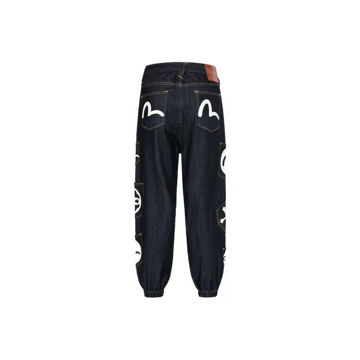 EVISU Jeans Men Denim Blue