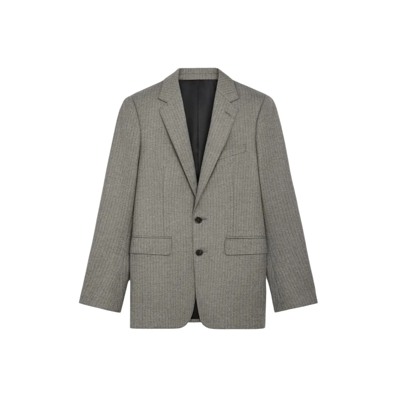 CELINE Classic Jacket In Striped Flannel