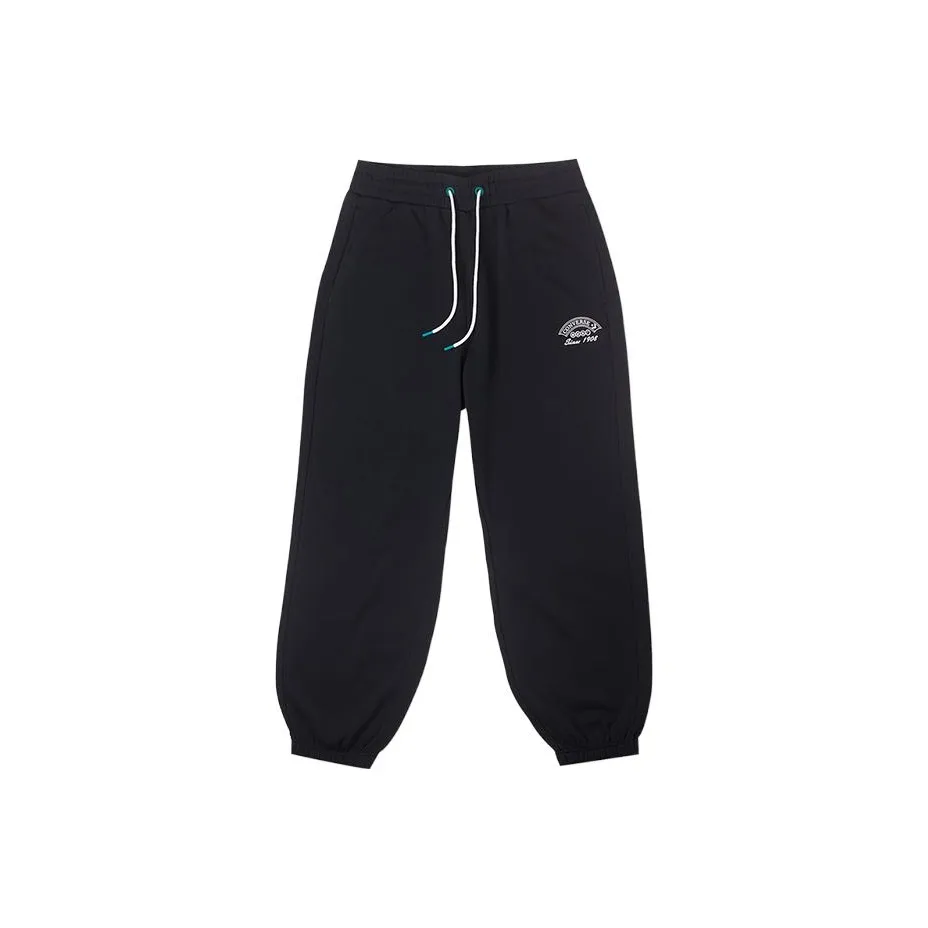 Конверс Черные Унисекс Вязаные Спортивные Брюки