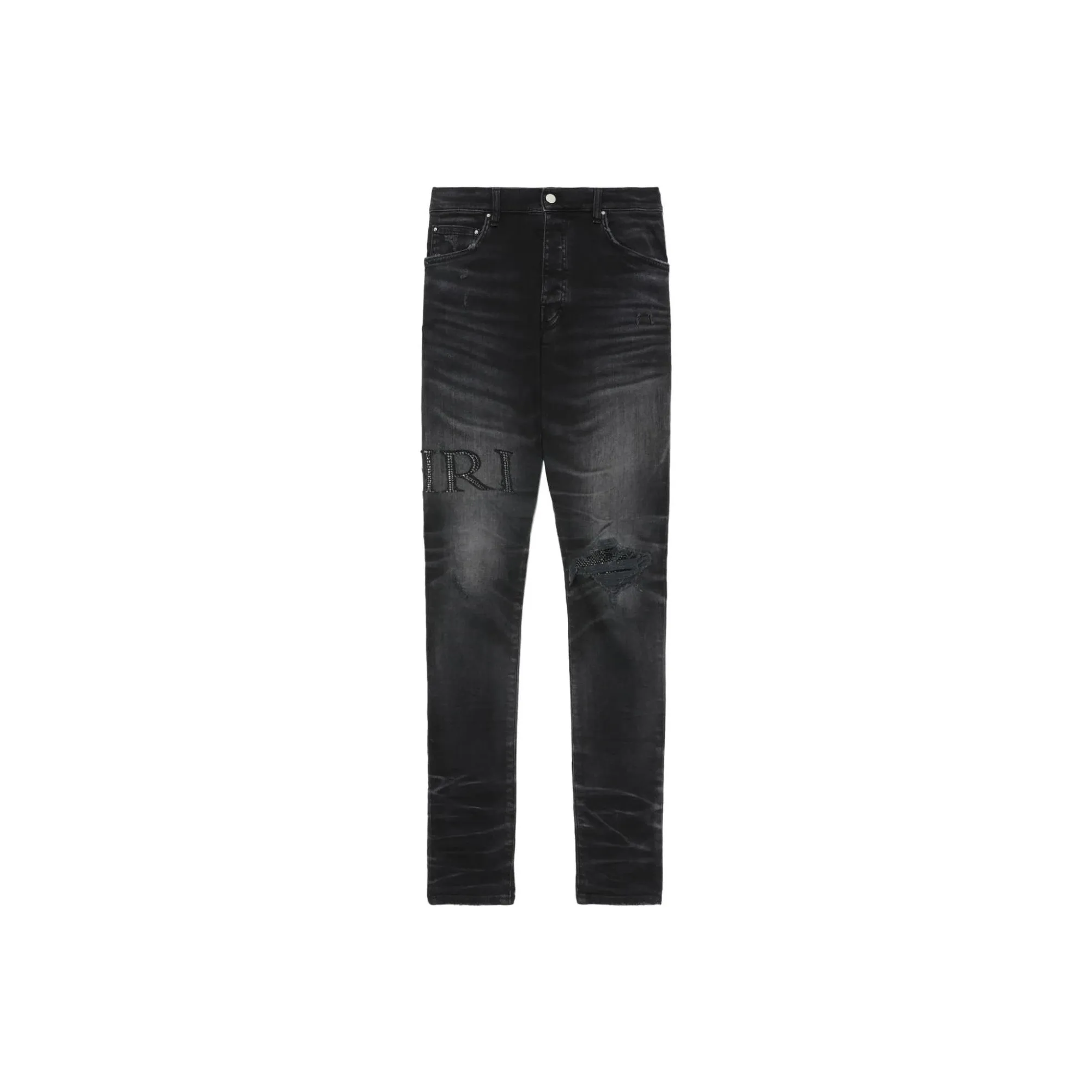 AMIRI Crystal Logo Jean