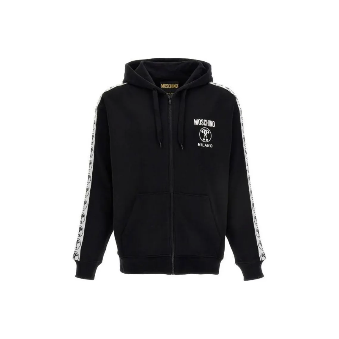 MOSCHINO Double Question Mark Zipped Hoodie