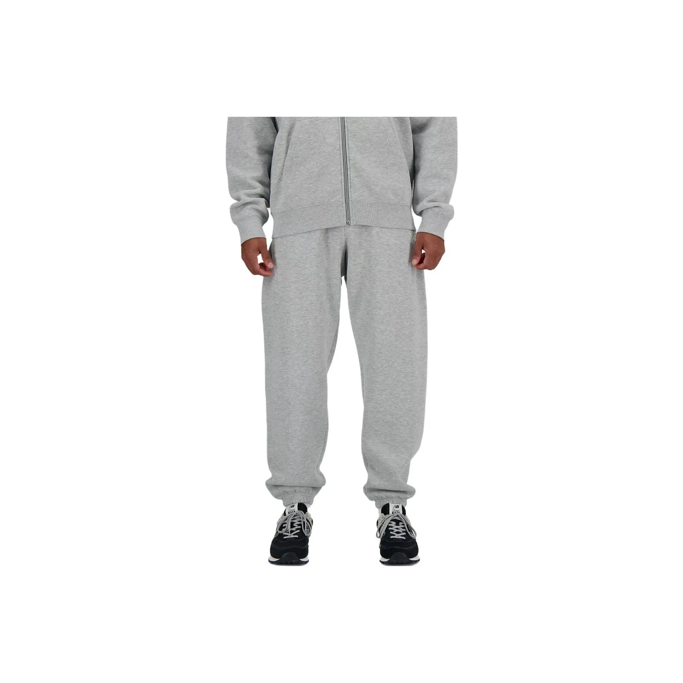 New Balance Sport Essentials Fleece Jogger Knitted Sports Pants Men's Gray