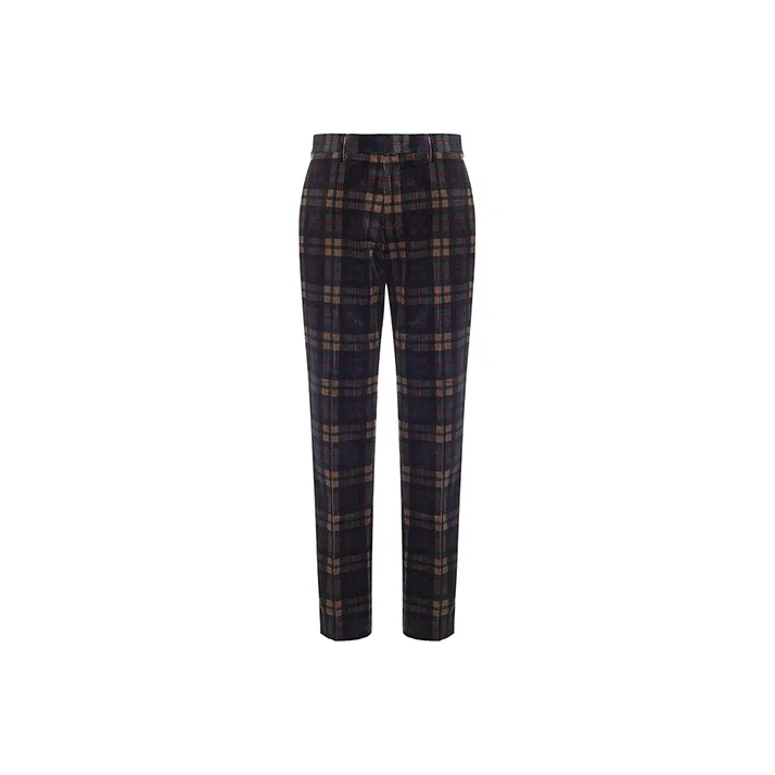 DAVID NAMAN Straight Thickened Casual Pants Men's
