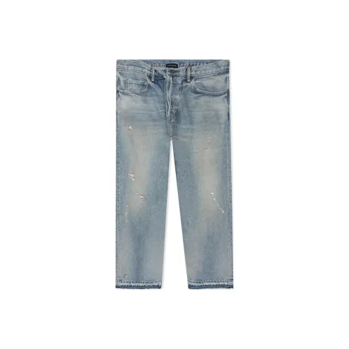 JOHN ELLIOTT Blue Мужские Джинсы