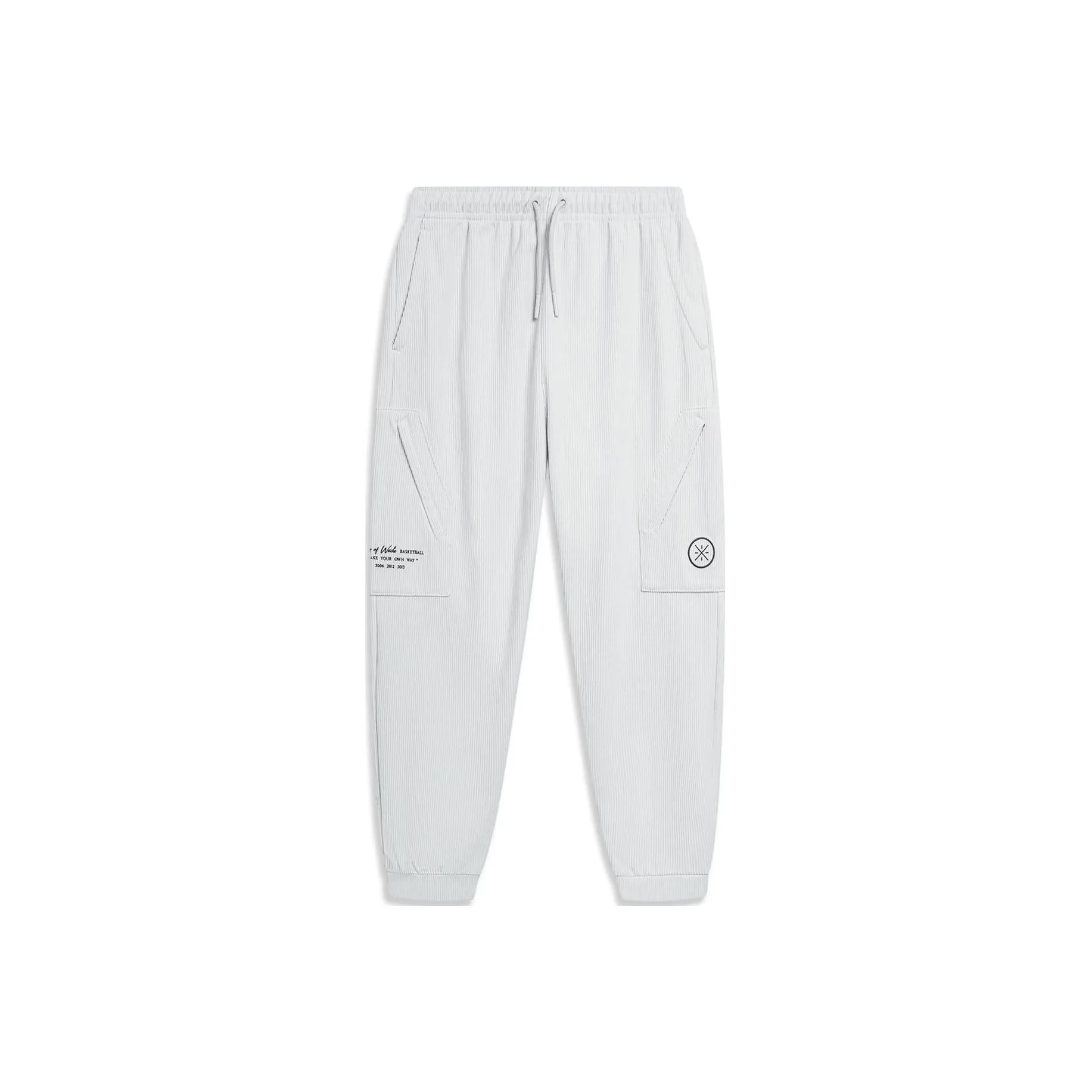 LiNing Knitted Sports Pants Men's River Stone Gray