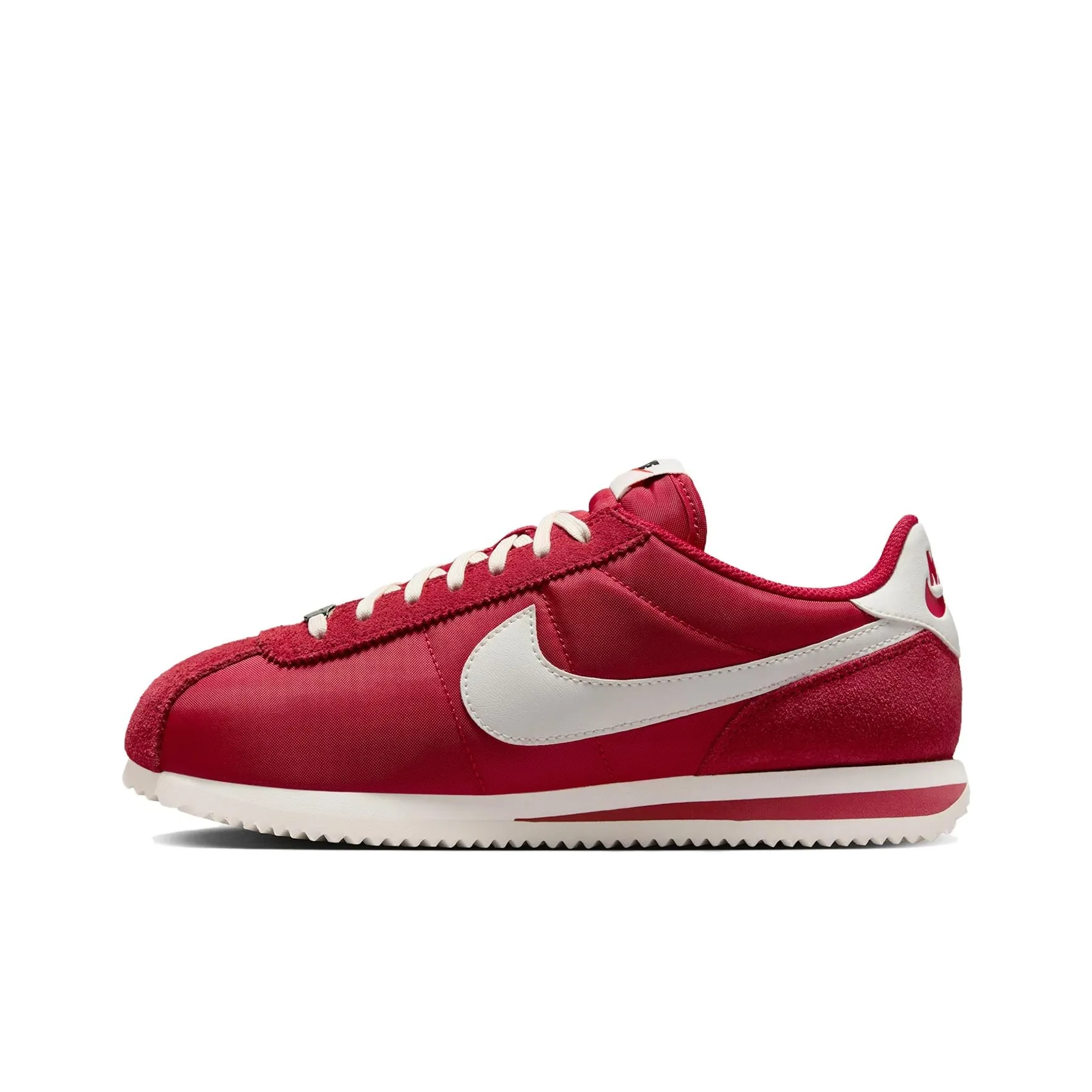 Nike Cortez Slip Resistant Abrasion Resistant Низкий Топ Casual Женский Красный