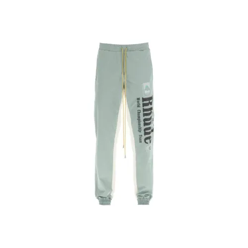 Rhude Травяной зеленый Мужские Вязаные Тренировочные Брюки
