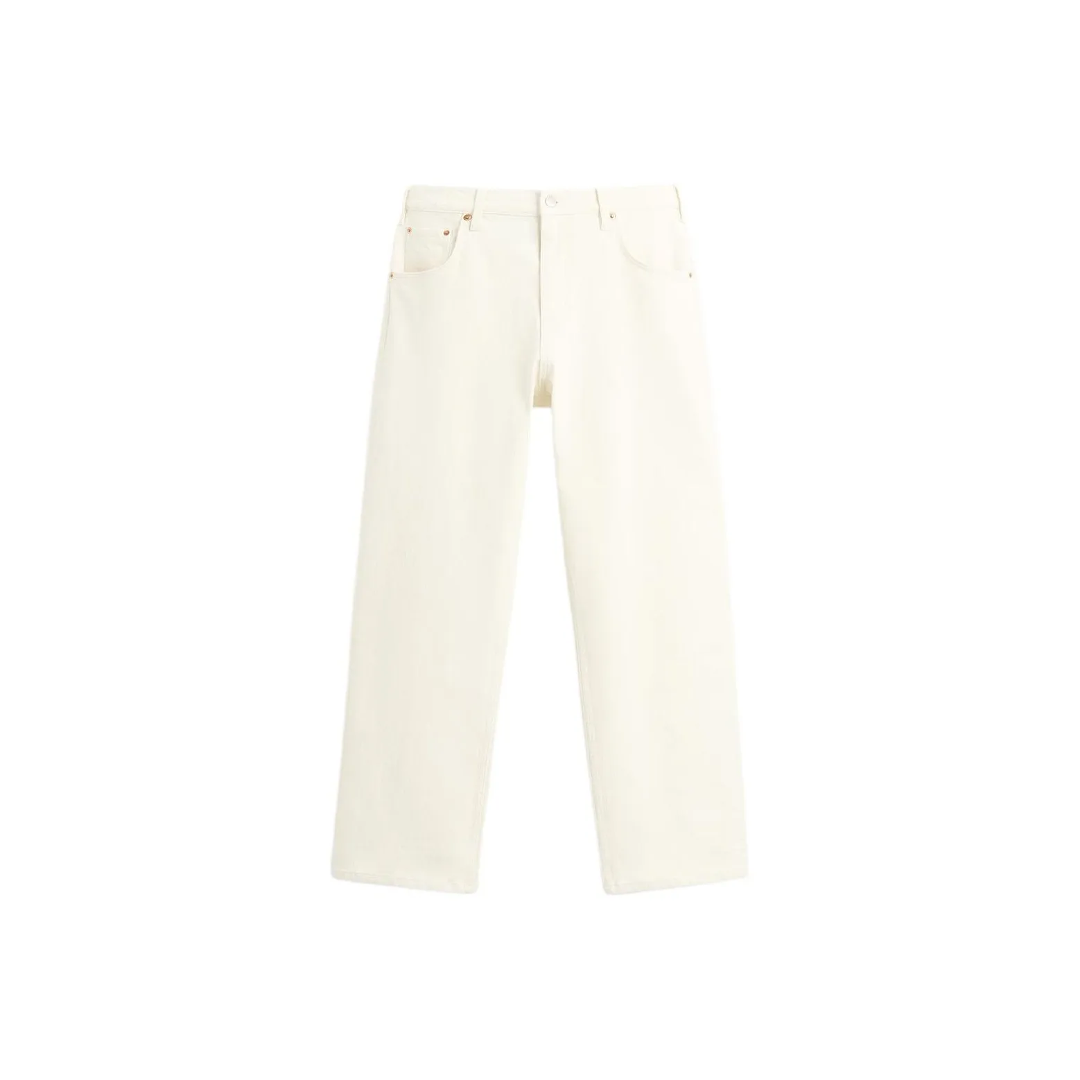 ZARA Морозный Белый Мужские Джинсы