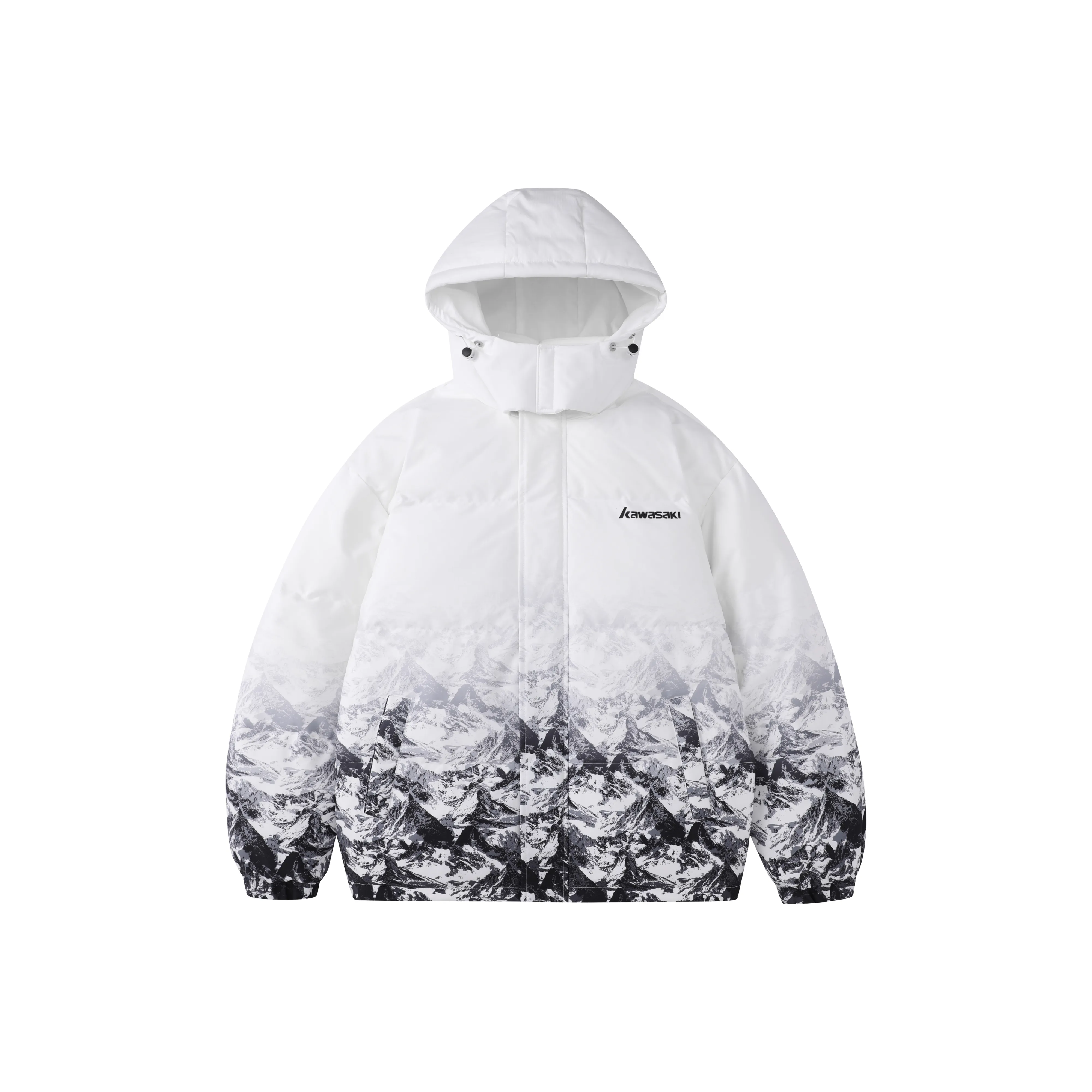 Kawasaki Down Jacket Unisex White