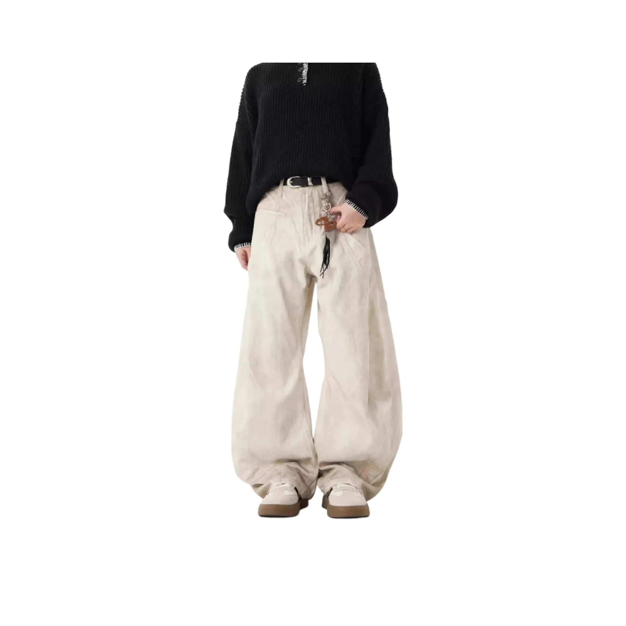 KVIV Белый Мужской Джинсы