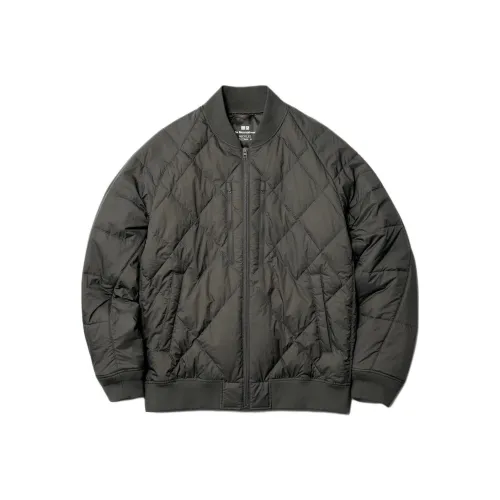 UNIQLO White Mountaineering Co titled SERIES Оливковый Унисекс Пуховые куртки