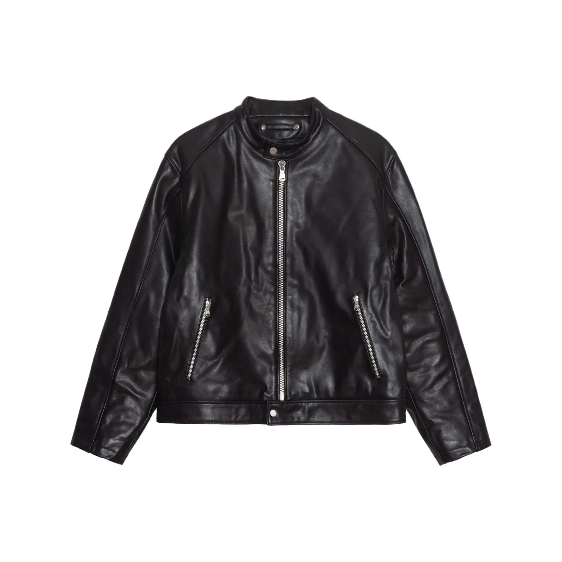 Stussy Cafe Racer Leather Jacket