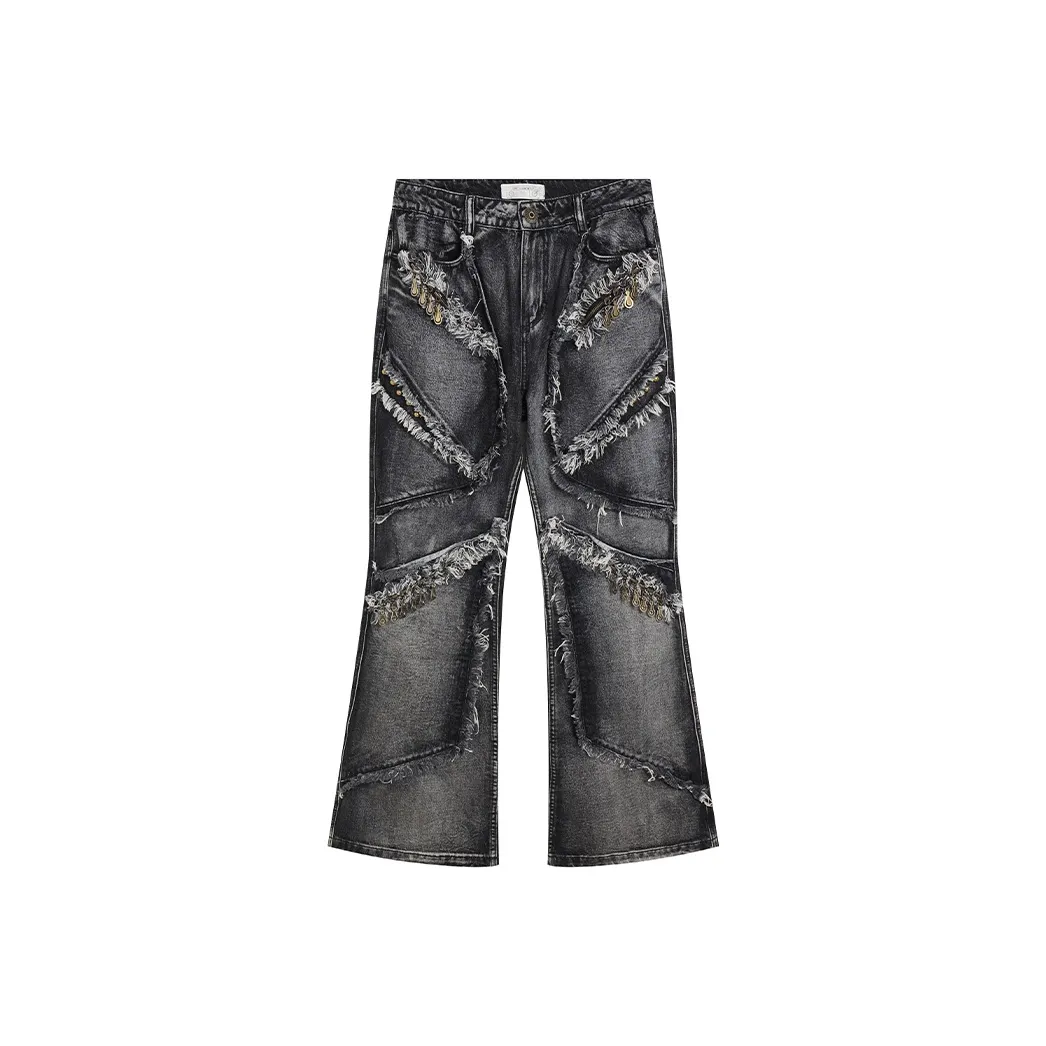 DND4DES Jeans Unisex Washed Black