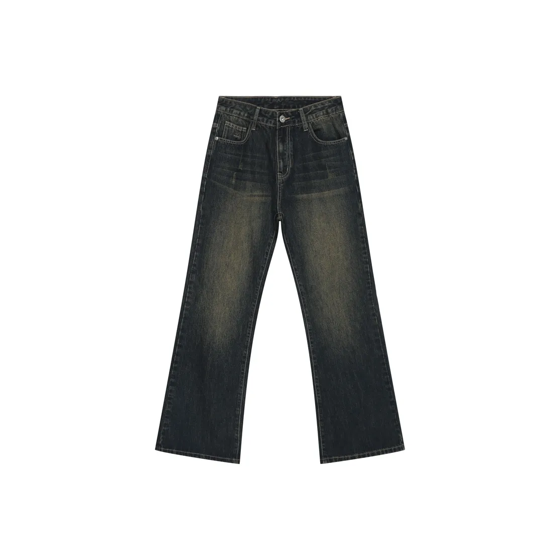 Voguo Relay Джинсы Унисекс Винтаж Синий