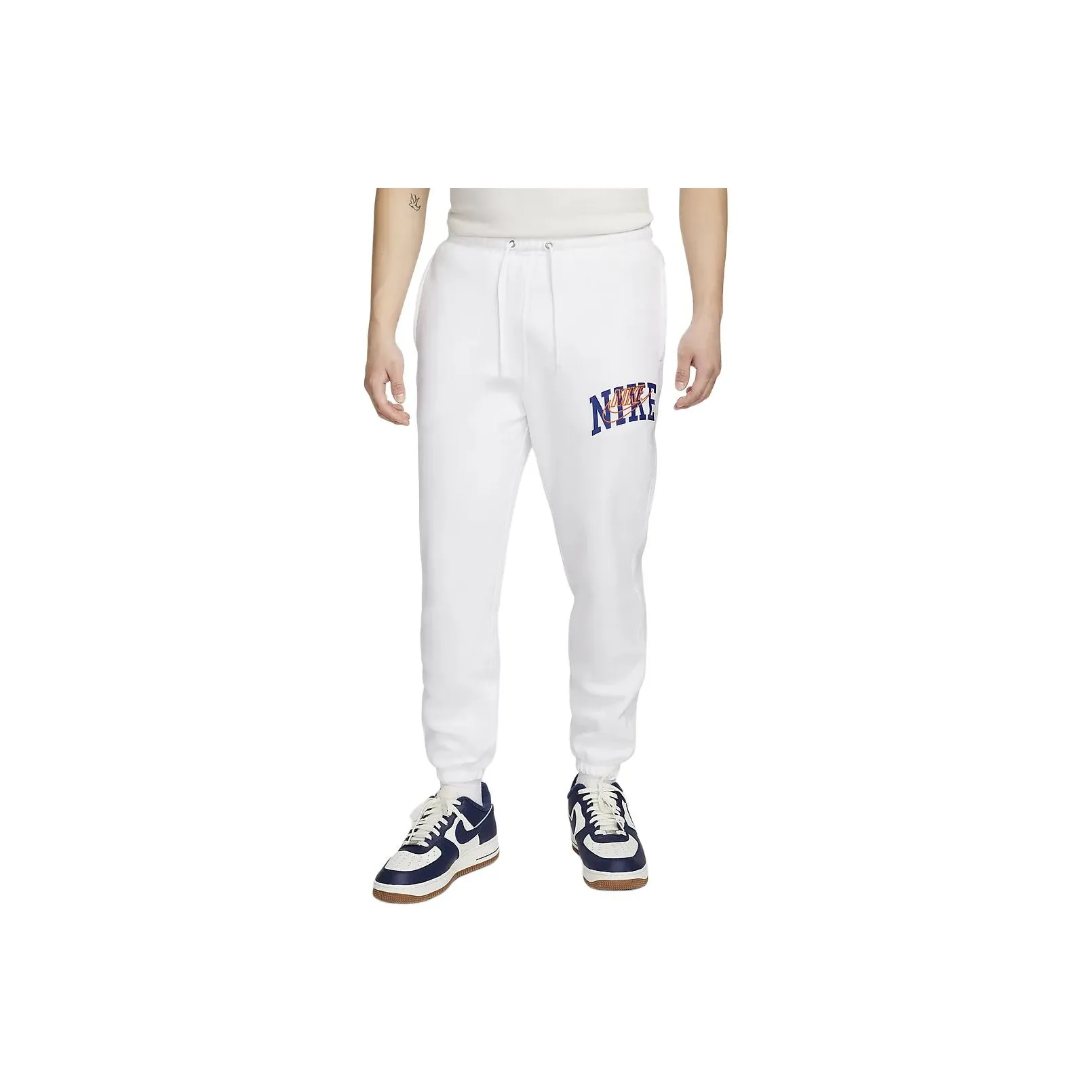Nike Club Fleece Woven Training Pants Men's White Найк Клуб Флис Вязаные Тренировочные Штаны Мужские Белые