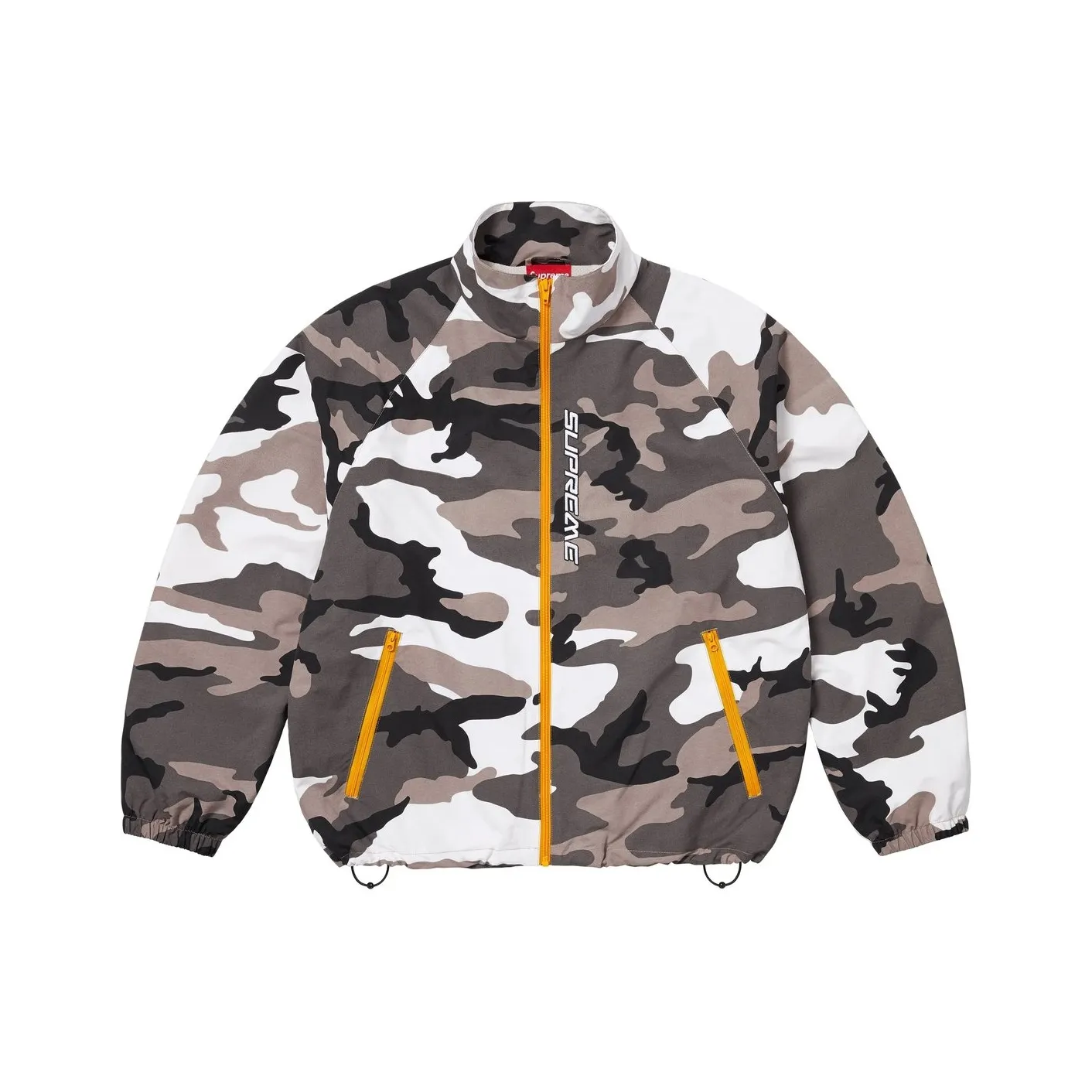 Supreme WEEK1 Контрастная куртка на молнии для дорожных путешествий унисекс