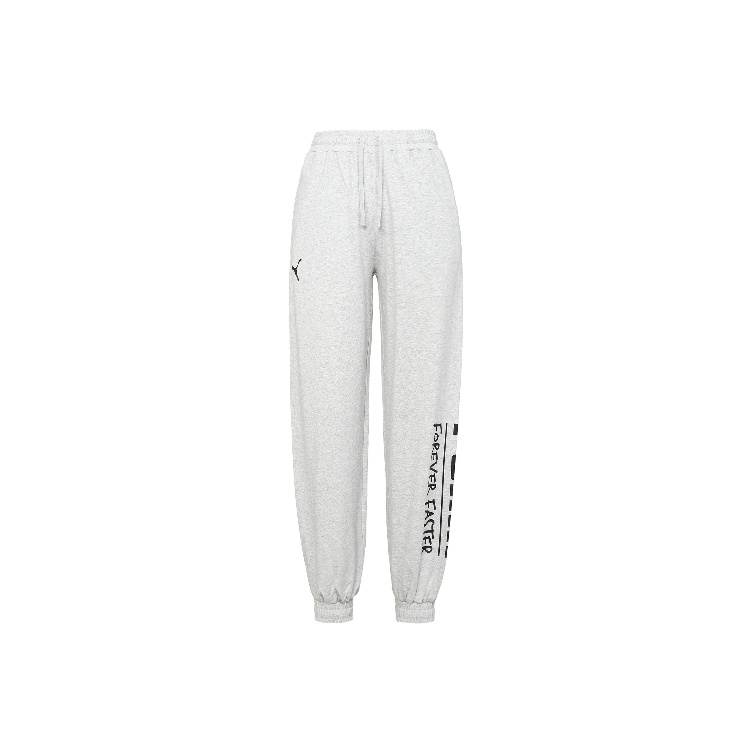 PUMA Sports Life Collection Knitted Sweatpants Men's Gray