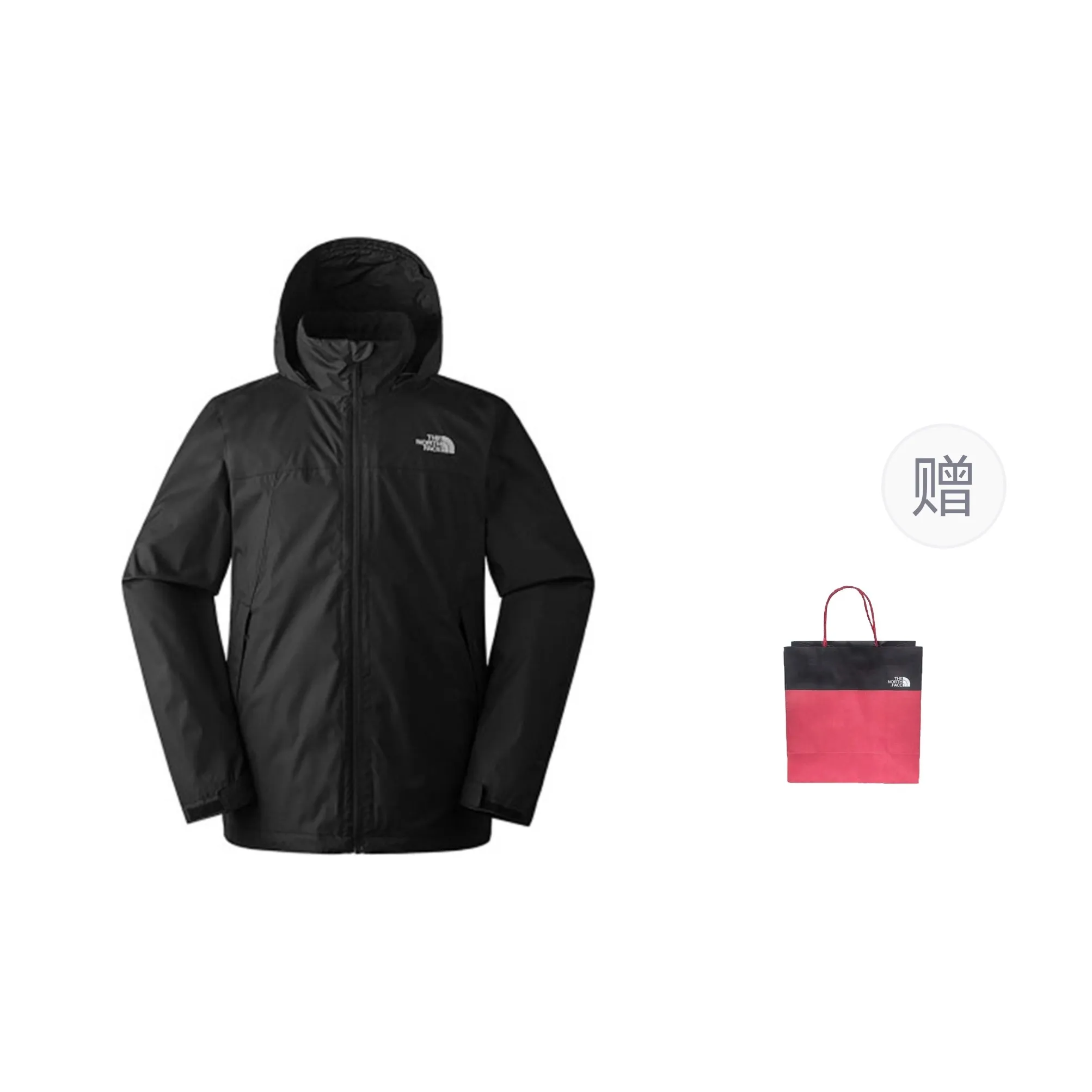 THE NORTH FACE Jackets Coats Men's Black+Shopping Bag