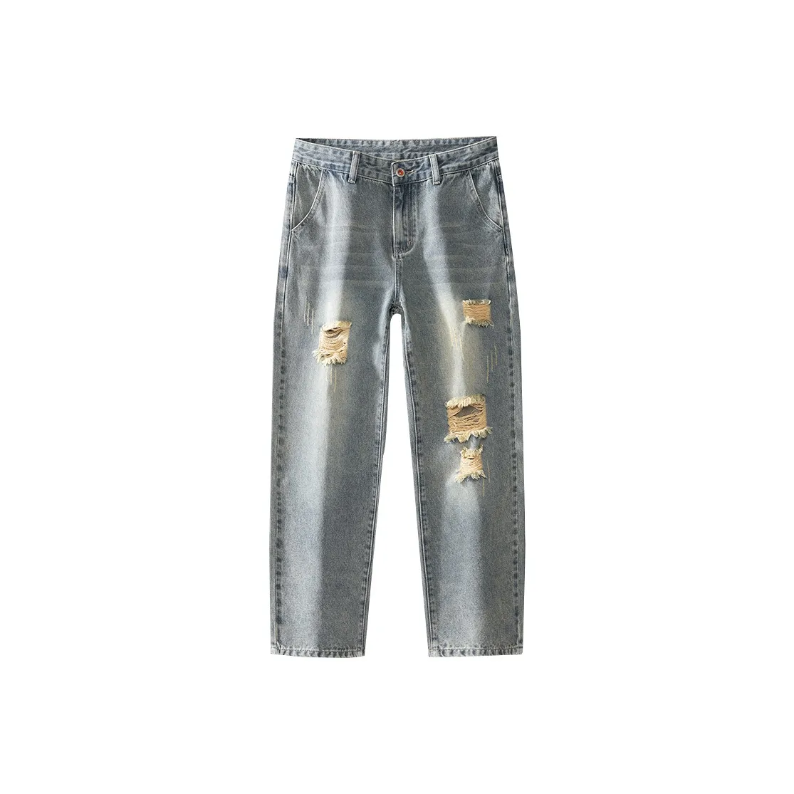 JUCY JUDY Джинсы Унисекс Винтаж Желтый