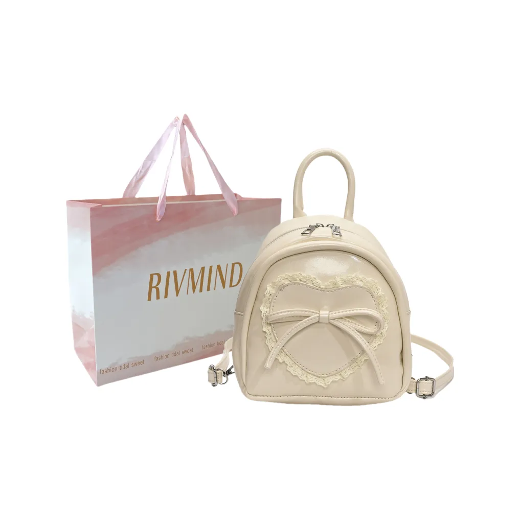 RIVMIND ПУ (полиуретан) Рюкзак Женский Белый Черный Желтый Розовый